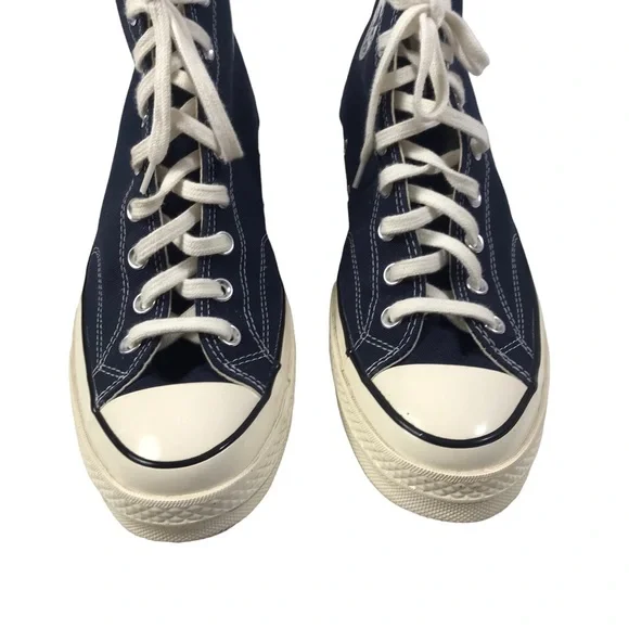 Converse Chuck 70 Hi Midnight Navy/Egret/Black Sneakers men’s size 11.5 - Picture 6 of 9